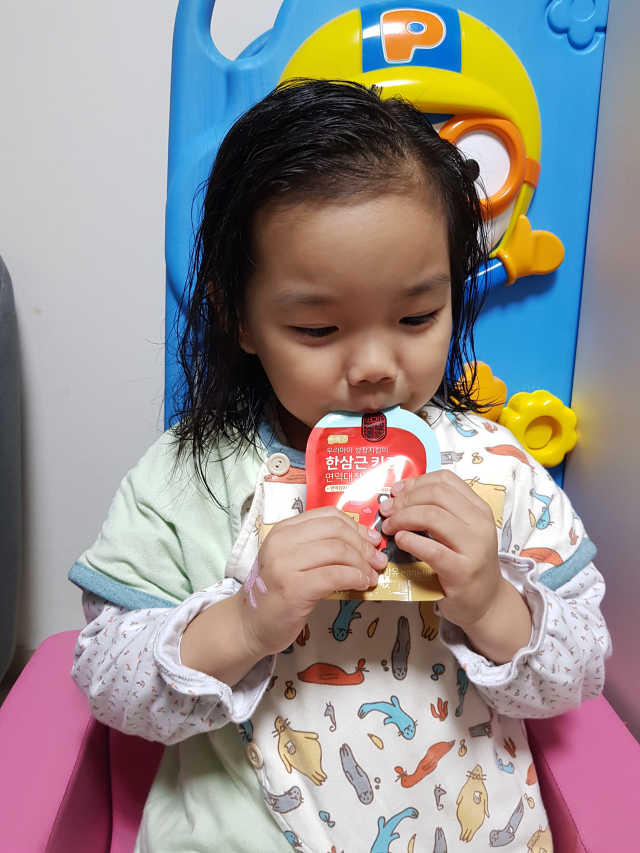 CJ헬스케어 한삼근 키즈 면역대장 2단계 리뷰 사진