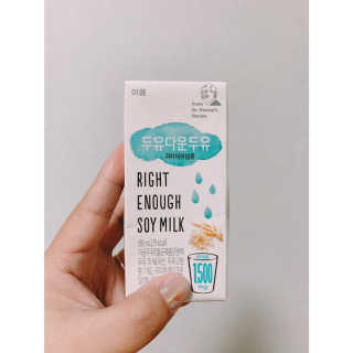 이롬 두유다운두유 4종 — 2.5점을 준 리뷰어가 2019년 8월 올린 사용 사진