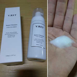 V.RET 브이렛 여성청결제 — 5점을 준 리뷰어가 2018년 9월 올린 사용 사진