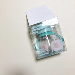 유비맘 트라이탄 코니빨대컵_컬러 랜덤 발송 — 4점을 준 리뷰어가 2020년 1월 올린 사용 사진