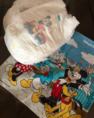 보솜이 베이비케어 팬티형 기저귀 — 5점을 준 리뷰어가 2019년 3월 올린 사용 사진