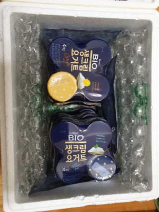 [매일 바이오] 생크림요거트 플레인 12개 + 유자 12개 — 5점을 준 리뷰어가 2019년 6월 올린 사용 사진