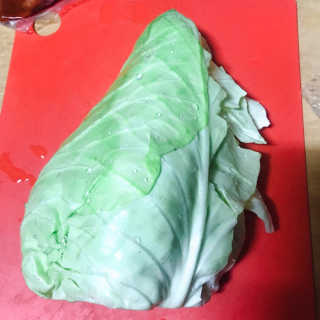[프레베] 꼬깔양배추 3통 1.8kg 이상 — 5점을 준 리뷰어가 2018년 12월 올린 사용 사진