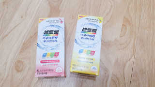 센트룸 아쿠아비타 레몬향, 딸기향 — 5점을 준 리뷰어가 2019년 7월 올린 사용 사진