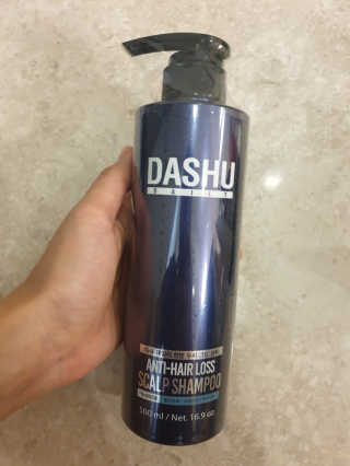 다슈코리아 다슈 데일리 단백질 한방 두피 골드 샴푸 500ml — 4점을 준 리뷰어가 2019년 9월 올린 사용 사진