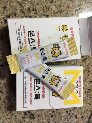 내꺼브랜드 맛있는 숙취분말 몬스톡 — 5점을 준 리뷰어가 2019년 6월 올린 사용 사진