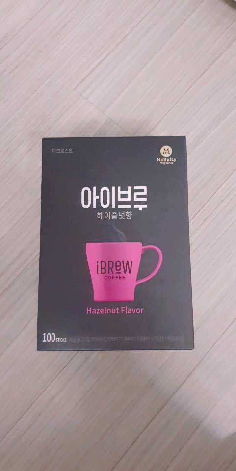 아이브루 헤이즐넛향 100T 리뷰 사진