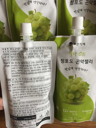 자연지애 곤약젤리 — 5점을 준 리뷰어가 2018년 10월 올린 사용 사진