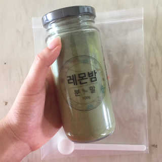 초능력 국내산 레몬밤 분말 — 5점을 준 리뷰어가 2019년 9월 올린 사용 사진