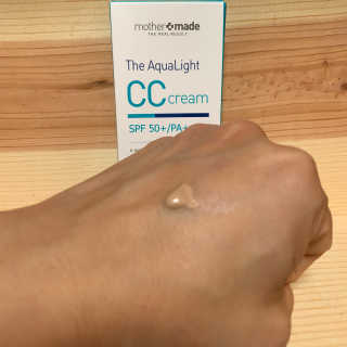 마더메이드 더 아쿠아라이트 CC크림 SPF50+ PA+++ — 3점을 준 리뷰어가 2019년 10월 올린 사용 사진