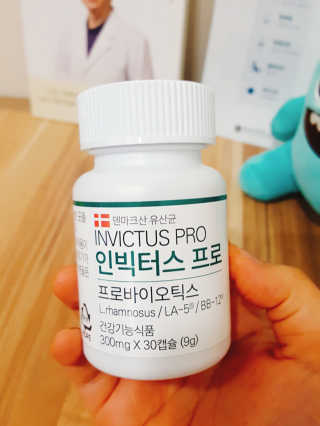 라플레 염창환 박사의 3세대 유산균, 인빅터스 프로 — 5점을 준 리뷰어가 2018년 12월 올린 사용 사진
