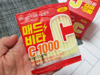 매드비타C 1000 — 5점을 준 리뷰어가 2019년 4월 올린 사용 사진