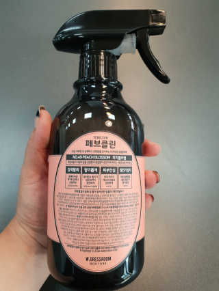 더블유드레스룸 페브클린 500ml — 4.67점을 준 리뷰어가 2018년 8월 올린 사용 사진