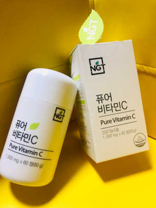 네츄럴굿띵스 퓨어 비타민C 30일분 — 5점을 준 리뷰어가 2018년 10월 올린 사용 사진