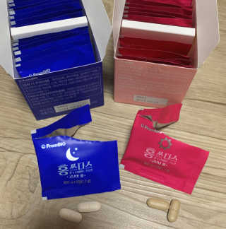 프롬바이오 홍쓰다스 아침,저녁 맞춤형 다이어트식품 14포+14포 — 5점을 준 리뷰어가 2020년 2월 올린 사용 사진