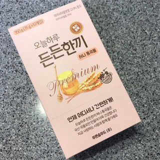 [정선드림] 오늘하루 든든한끼 허니통곡물 1BOX — 5점을 준 리뷰어가 2019년 10월 올린 사용 사진