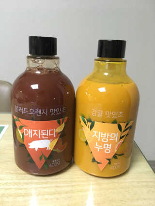 [쓰리케어] 무설탕 발효식초 맛있초 3종 — 4점을 준 리뷰어가 2017년 6월 올린 사용 사진