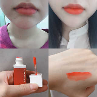 스톤브릭 라커틴트 립스틱스 — 5점을 준 리뷰어가 2019년 9월 올린 사용 사진