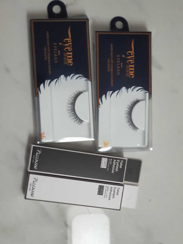 피카소 속눈썹 접착제 2종 + 아이미속눈썹 2종 리뷰 사진