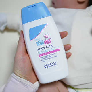 세바메드 베이비 바디밀크 200ml — 5점을 준 리뷰어가 2020년 1월 올린 사용 사진