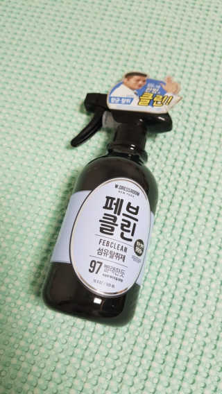 더블유드레스룸 페브클린 500ml — 4.33점을 준 리뷰어가 2018년 8월 올린 사용 사진