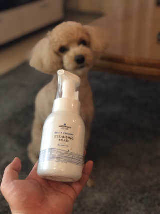 솔테라피 솔티 크리미 클렌징폼 300ml — 3.5점을 준 리뷰어가 2019년 4월 올린 사용 사진