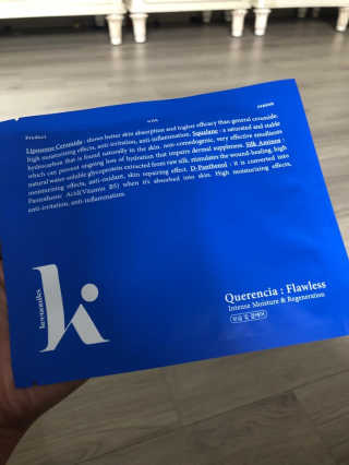 키노닉스 Querencia_Flawless 마스크팩 — 5점을 준 리뷰어가 2019년 4월 올린 사용 사진