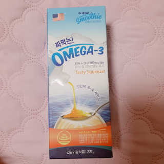 오메가-3스무디 [오메가스무디] 짜먹는 오메가3 DHA 임산부 어린이 — 4점을 준 리뷰어가 2019년 3월 올린 사용 사진