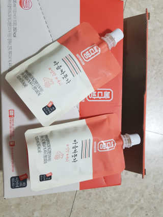 자연원 복다방 2종 100ml 10포씩 — 5점을 준 리뷰어가 2018년 12월 올린 사용 사진