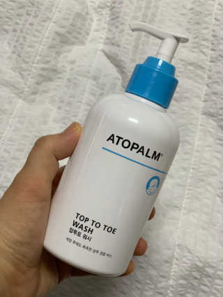 아토팜 탑투토 워시 — 5점을 준 리뷰어가 2019년 7월 올린 사용 사진