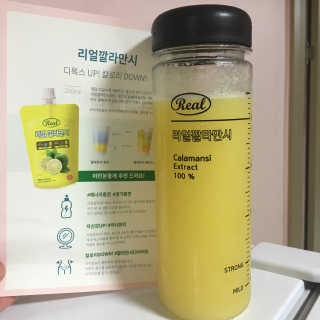 장수농가 리얼깔라만시 — 5점을 준 리뷰어가 2018년 6월 올린 사용 사진