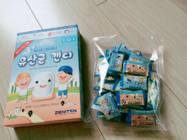닥터제니 유산균캔디 리뷰 사진