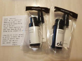 PERVADO 페르바도 산소계 살균소독제 칙, CHIC 60ml — 5점을 준 리뷰어가 2018년 10월 올린 사용 사진