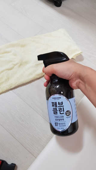 더블유드레스룸 페브클린 500ml — 5점을 준 리뷰어가 2018년 8월 올린 사용 사진