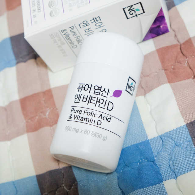 퓨어 엽산 앤 비타민D 60일분 리뷰 사진