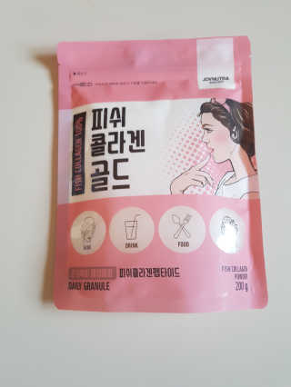 조이뉴트라 피쉬콜라겐골드 — 4점을 준 리뷰어가 2018년 8월 올린 사용 사진