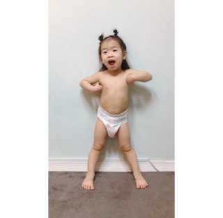 보솜이 액션핏 팬티형 — 5점을 준 리뷰어가 2019년 4월 올린 사용 사진