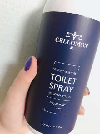 셀로몬 토일렛 스프레이 500ml — 4점을 준 리뷰어가 2018년 5월 올린 사용 사진
