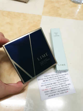 라임코스메틱 V 콜라겐 앰플 쿠션 — 5점을 준 리뷰어가 2020년 1월 올린 사용 사진