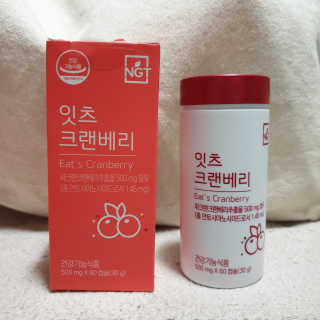 네츄럴굿띵스 잇츠 크랜베리 1병 30일분 — 5점을 준 리뷰어가 2019년 11월 올린 사용 사진