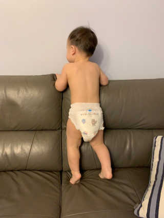 보솜이 액션핏 팬티형 — 5점을 준 리뷰어가 2019년 3월 올린 사용 사진