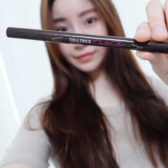 씬앤띡 더블샷 타투 아이라이너 리뷰 사진