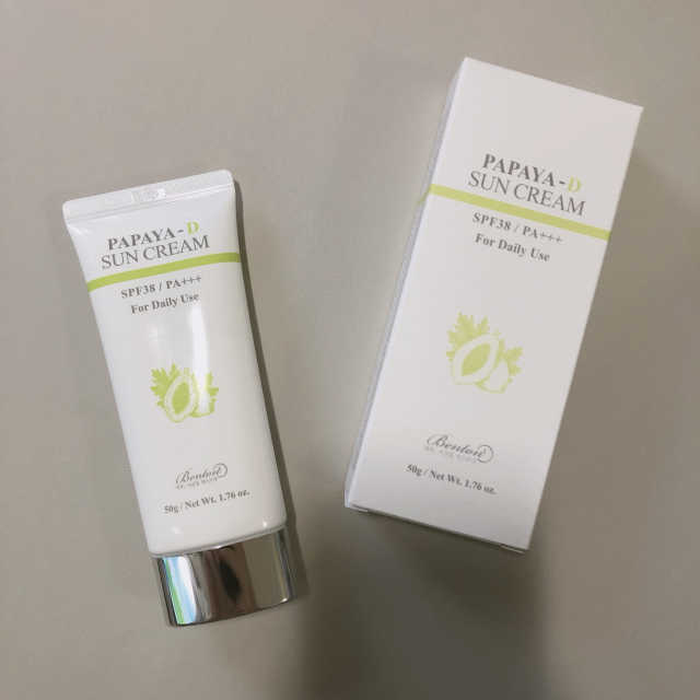 파파야-D 선크림 SPF38 PA+++ 50g 리뷰 사진