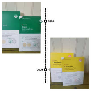 리더스코스메틱 리더스 세라마이드  + 시카 마스크 2종 — 5점을 준 리뷰어가 2020년 3월 올린 사용 사진