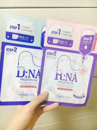 메디힐 디엔에이(DNA)프로아틴 3X 마스크 — 4점을 준 리뷰어가 2016년 9월 올린 사용 사진