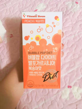 비타민하우스 버블팝 다이어트 발포가르시니아 청포도/복숭아 — 4점을 준 리뷰어가 2017년 6월 올린 사용 사진