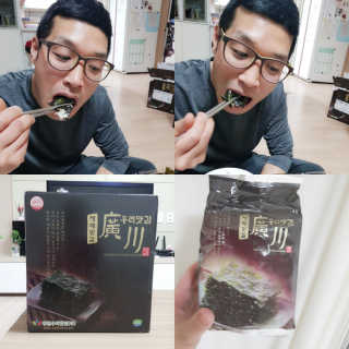 광천우리맛김 한봉지 2~3인분, 맛있는 우리재래식탁김26매20봉 — 5점을 준 리뷰어가 2018년 4월 올린 사용 사진