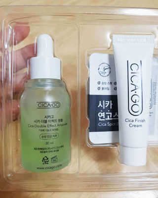 시카고 시카 더블 이펙트 앰플 30ml 기획세트 — 3.5점을 준 리뷰어가 2018년 8월 올린 사용 사진