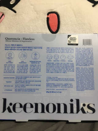 키노닉스 Querencia_Flawless 마스크팩 — 4.5점을 준 리뷰어가 2019년 4월 올린 사용 사진