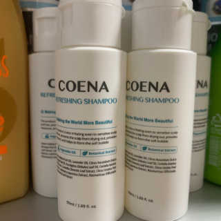 코에나샴푸 자연유래 식물성 코에나 샴푸 50ml — 4.5점을 준 리뷰어가 2020년 4월 올린 사용 사진
